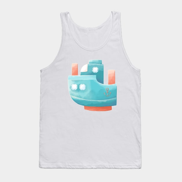 Boat Tank Top by OllyKo